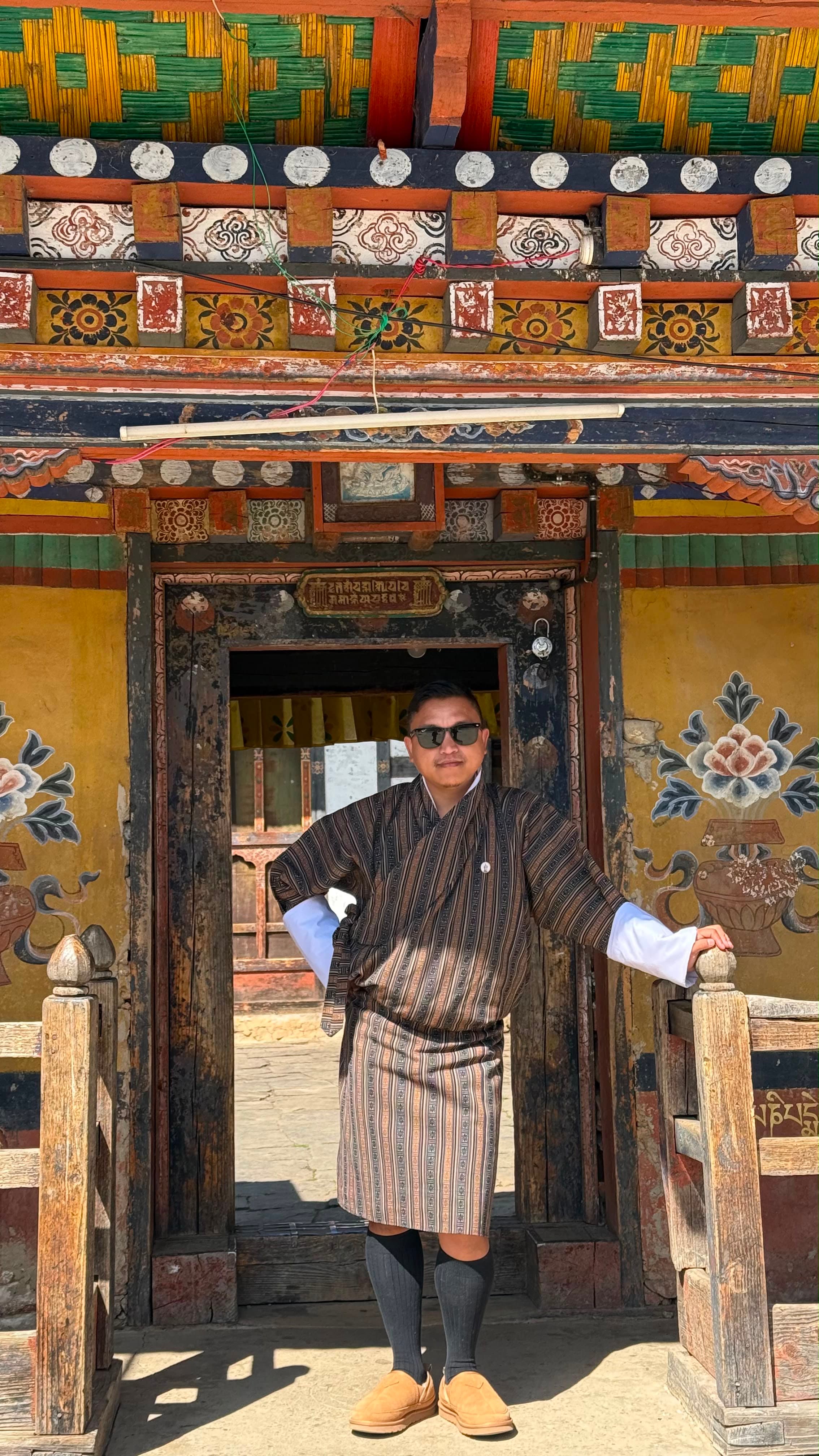 Thinley Dorji representing BWK production support and behind-the-scenes technical work.